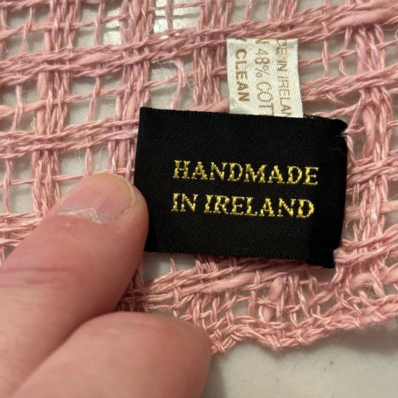 Vintage Helena Ruuth Scarf Linen Cotton Blend Italy - Picture 4 of 7